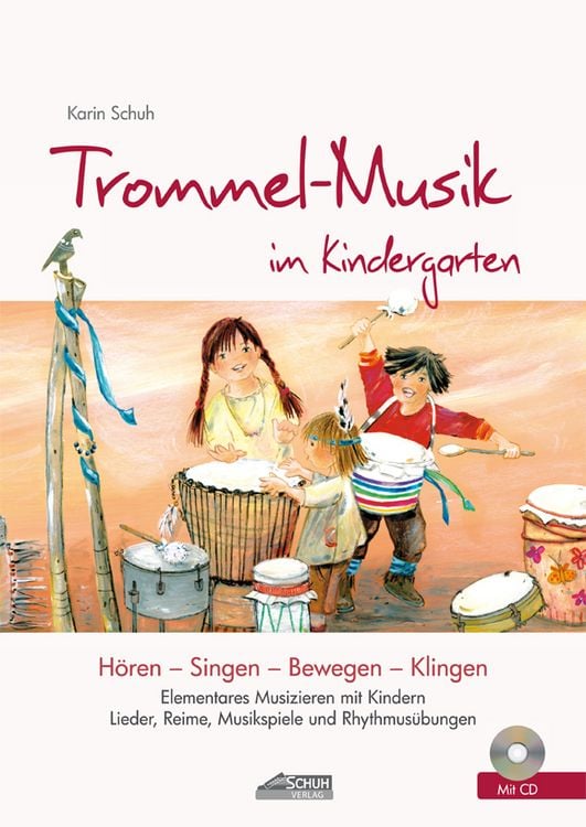 Produktbild: Trommel-Musik im Kindergarten (inkl. Lieder-CD)