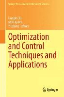 Produktbild: Optimization and Control Techniques and Applications