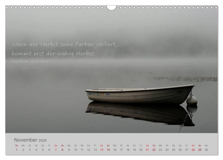 Produktbild: Jahres-Zeiten (Wandkalender 2026 DIN A3 quer), CALVENDO Monatskalender