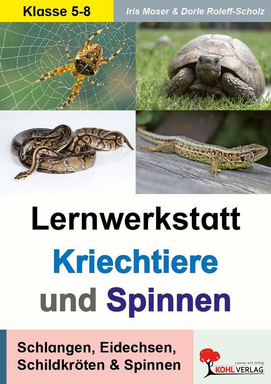 Produktbild: Lernwerkstatt Kriechtiere und Spinnen