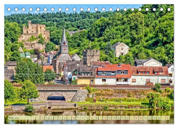 Produktbild: Bezauberndes Lahntal (Tischkalender 2026 DIN A5 quer), CALVENDO Monatskalender
