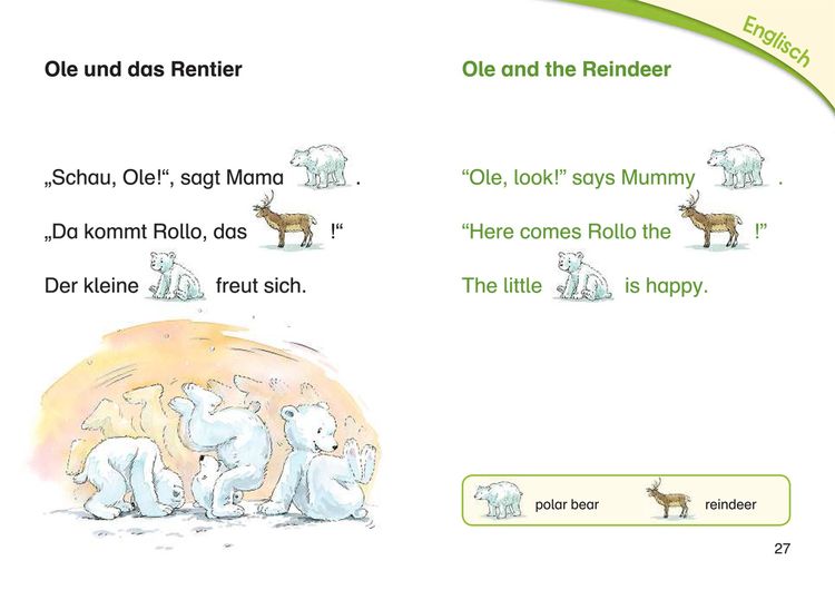 Produktbild: Bildermaus - Mit Bildern Englisch lernen - Geschichten vom kleinen Eisbären - Little Polar Bear Stories