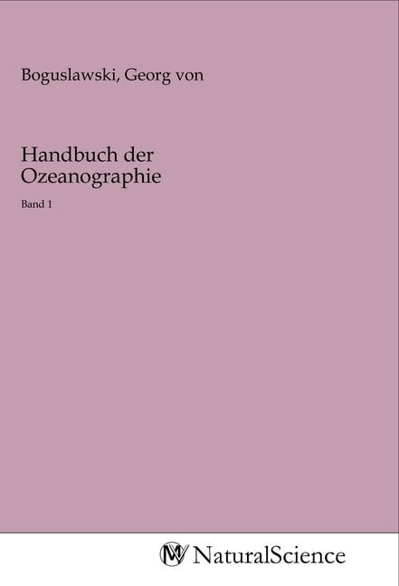 Produktbild: Handbuch der Ozeanographie