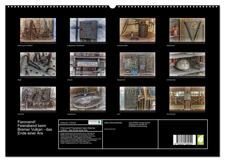 Produktbild: Fierovend! Feierabend beim Bremer Vulkan - das Ende einer &Auml;ra (hochwertiger Premium Wandkalender 2025 DIN A2 quer), Kunstdruck in Hochglanz