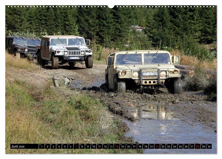 Produktbild: Hummer @ EnduRoMania (Wandkalender 2026 DIN A2 quer), CALVENDO Monatskalender