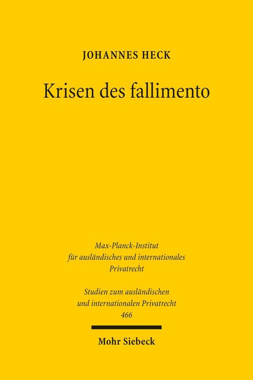 Produktbild: Krisen des fallimento