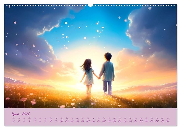 Produktbild: Magie der Kindheit (Wandkalender 2026 DIN A2 quer), CALVENDO Monatskalender
