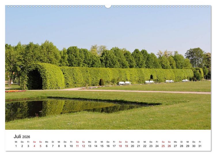 Produktbild: Schwerin - Landeshauptstadt von Mecklenburg-Vorpommern (Wandkalender 2026 DIN A2 quer), CALVENDO Monatskalender