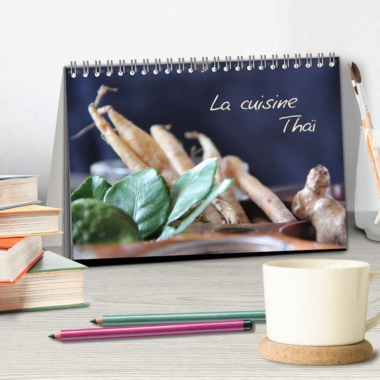 Produktbild: La cuisine Tha&iuml; (Calendrier de bureau 2026 DIN A5 vertical), CALVENDO calendrier mensuel