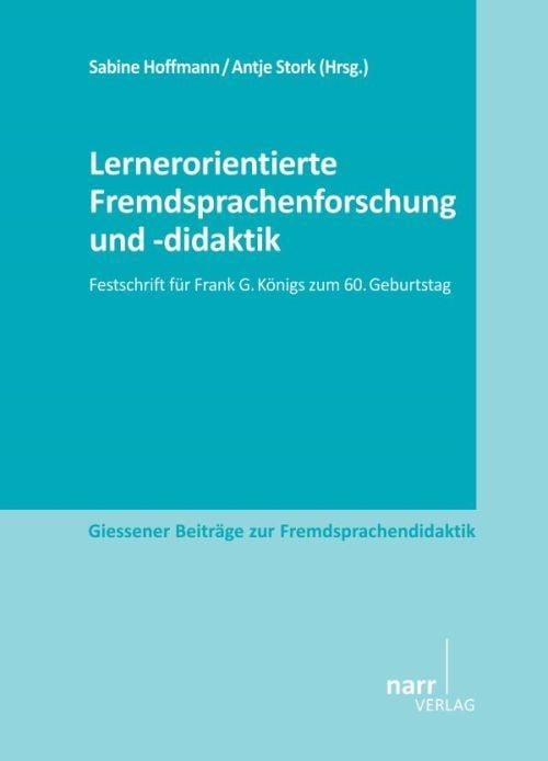 Produktbild: Lernerorientierte Fremdsprachenforschung und -didaktik