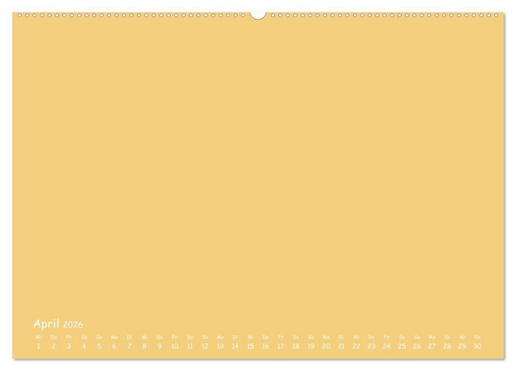 Produktbild: Regenbogen Kinder Bastelkalender - Zum Selbstgestalten - DIY Kreativ-Kalender (Wandkalender 2026 DIN A2 quer), CALVENDO Monatskalender