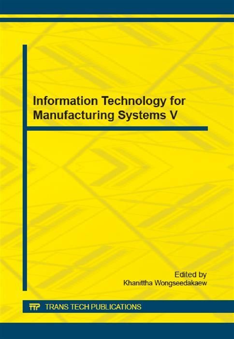 Produktbild: Information Technology for Manufacturing Systems V