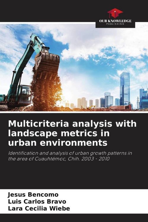 Produktbild: Multicriteria analysis with landscape metrics in urban environments