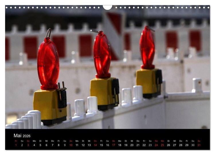 Produktbild: Baustellen (Wandkalender 2026 DIN A3 quer), CALVENDO Monatskalender