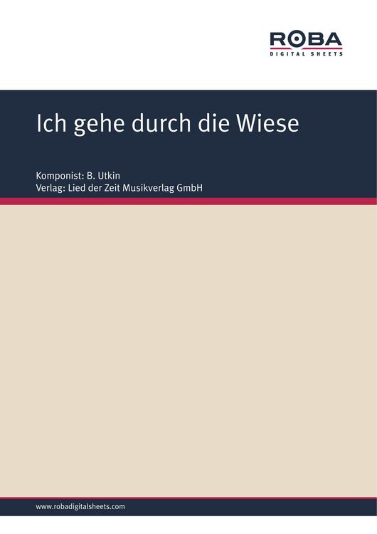 Produktbild: Ich gehe durch die Wiese