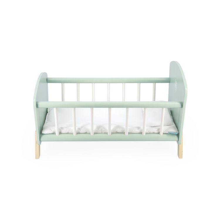 Produktbild: Puppenbett mit Hasenmotiv &ndash; F&uuml;r s&uuml;&szlig;e Tr&auml;ume