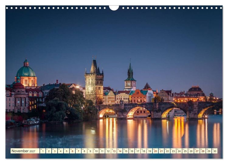 Produktbild: Die sch&ouml;ne Stadt Prag (Wandkalender 2027 DIN A3 quer), CALVENDO Monatskalender