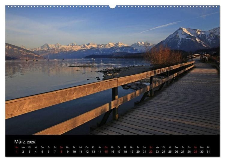 Produktbild: Unterwegs in den Schweizer Bergen - swissmountainview.ch (Wandkalender 2026 DIN A2 quer), CALVENDO Monatskalender