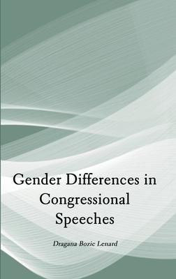 Produktbild: Gender Differences in Congressional Speeches