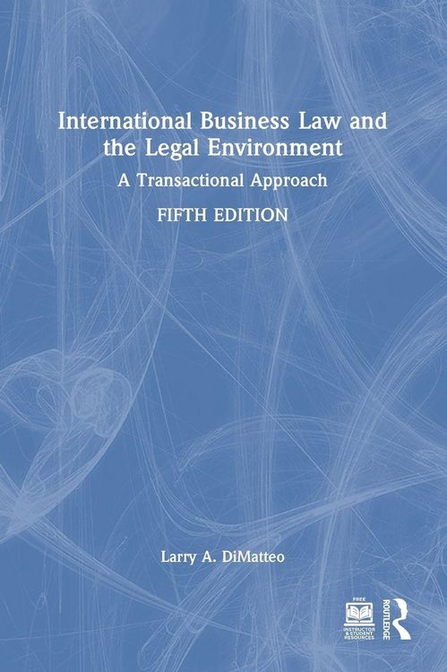 Produktbild: International Business Law and the Legal Environment