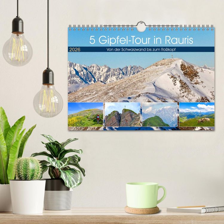 Produktbild: 5 Gipfel-Tour in Rauris (Wandkalender 2026 DIN A4 quer), CALVENDO Monatskalender