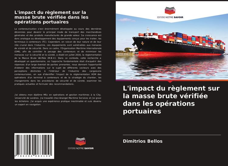 Produktbild: L'impact du r&egrave;glement sur la masse brute v&eacute;rifi&eacute;e dans les op&eacute;rations portuaires