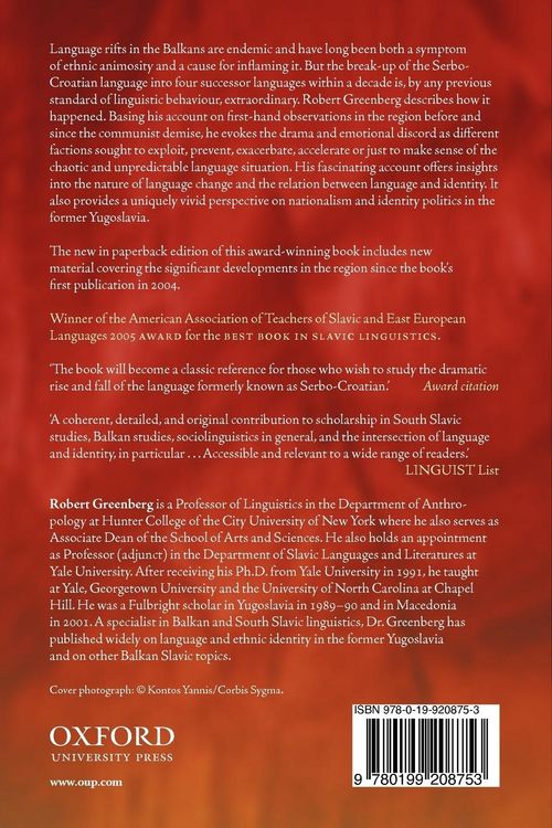 Produktbild: Language and Identity in the Balkans