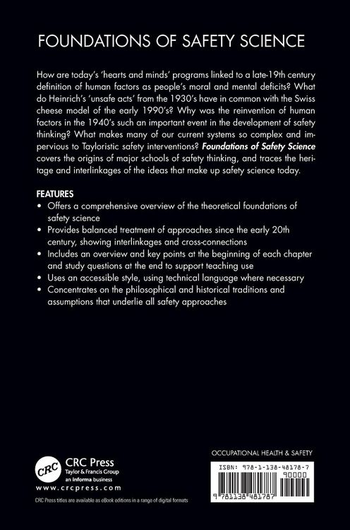 Produktbild: Foundations of Safety Science