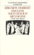 Produktbild: Das Land, nach dem ich mich sehne. Polnische Bibliothek