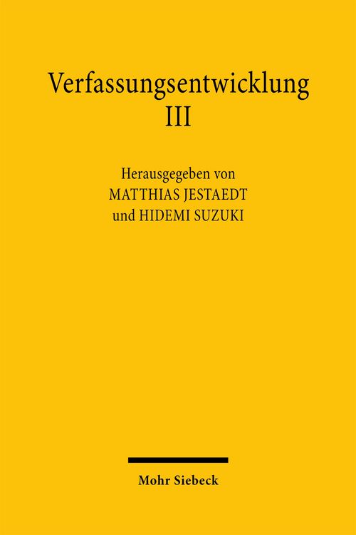 Produktbild: Verfassungsentwicklung III