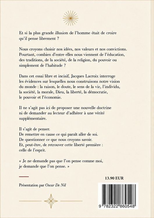 Produktbild: Je demande que l'on pense