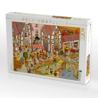 Produktbild: CALVENDO Puzzle Mein Dorf im Herbst | 2000 Teile Lege-Gr&ouml;&szlig;e 90x67cm Foto-Puzzle f&uuml;r gl&uuml;ckliche Stunden