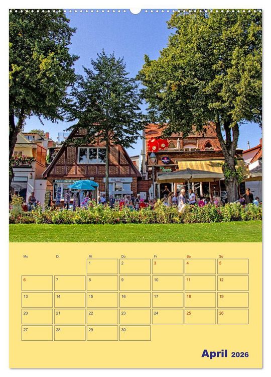 Produktbild: Sehnsuchtsort Warnem&uuml;nde (Wandkalender 2026 DIN A2 hoch), CALVENDO Monatskalender