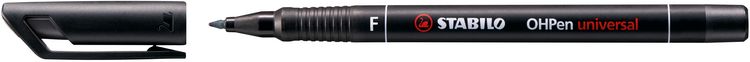 Produktbild: STABILO Folienstift OHPen F 0,7mm permanent schwarz