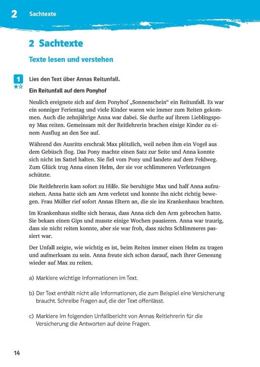 Produktbild: Klett 10-Minuten-Training Deutsch Texte lesen und verstehen 5. Klasse