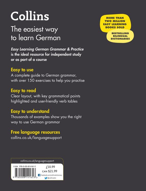 Collins Easy Learning German - Easy Learning German Grammar and ...