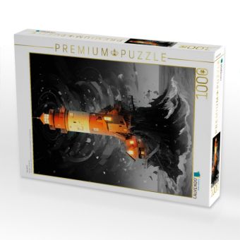 Produktbild: CALVENDO Puzzle Mondlicht | 1000 Teile Lege-Gr&ouml;&szlig;e 64x48cm Foto-Puzzle f&uuml;r gl&uuml;ckliche Stunden