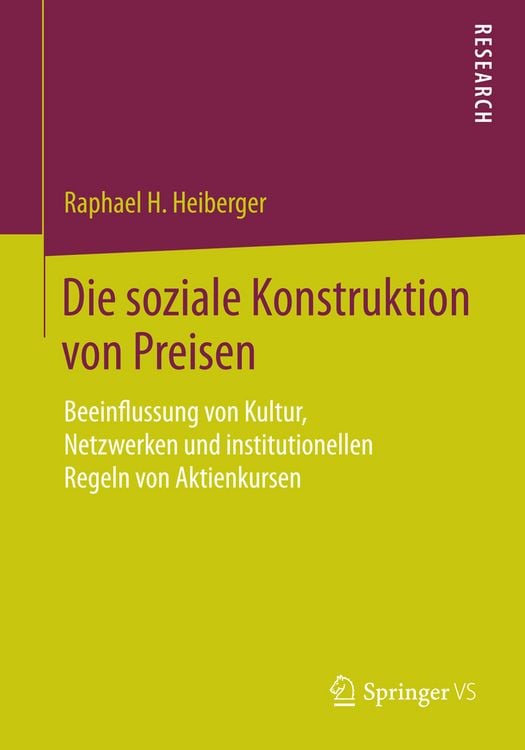 Produktbild: Die soziale Konstruktion von Preisen