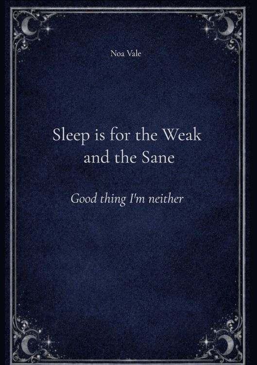 Produktbild: Sleep is for the Weak and the Sane