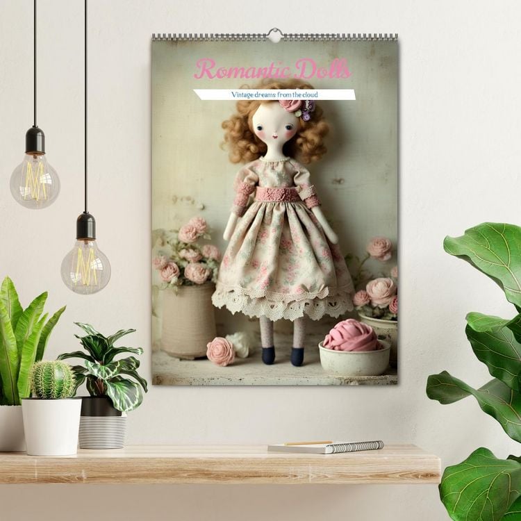 Produktbild: Romantic Dolls (Wall Calendar 2026 DIN A2 portrait), CALVENDO 12 Month Wall Calendar