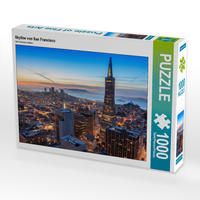 Produktbild: CALVENDO Puzzle Skyline von San Francisco | 1000 Teile Lege-Gr&ouml;&szlig;e 64x48cm Foto-Puzzle f&uuml;r gl&uuml;ckliche Stunden