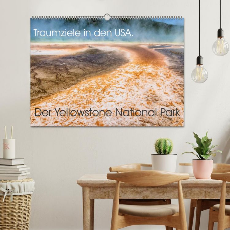 Produktbild: Traumziele in den USA. Der Yellowstone National Park (Wandkalender 2026 DIN A2 quer), CALVENDO Monatskalender