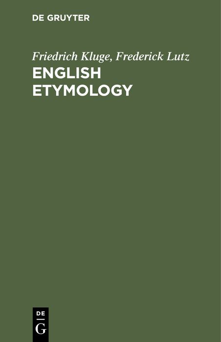Produktbild: English Etymology