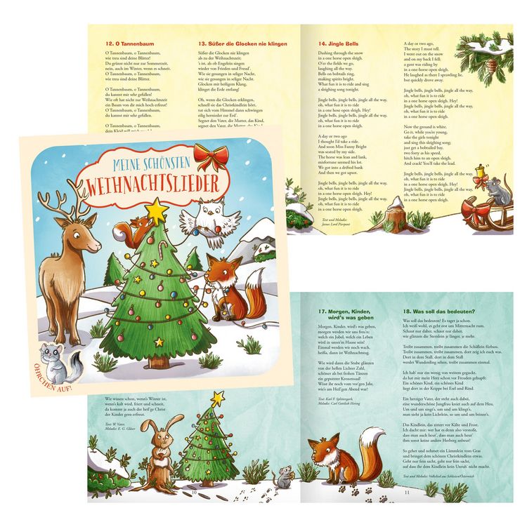 Produktbild: &Ouml;hrchen auf! Meine sch&ouml;nsten Weihnachtslieder (Audio-CD)