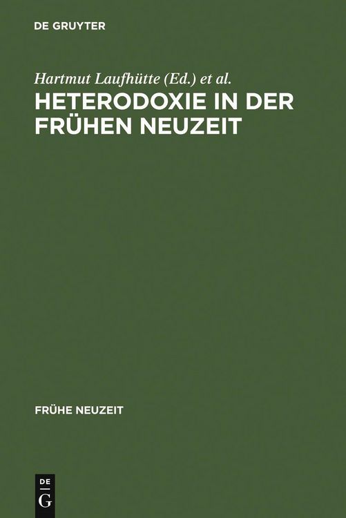 Produktbild: Heterodoxie in der Fr&uuml;hen Neuzeit