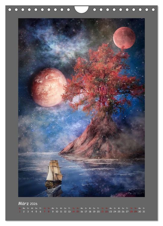 Produktbild: Yggdrasil - Der Baum des Lebens (Wandkalender 2026 DIN A4 hoch), CALVENDO Monatskalender