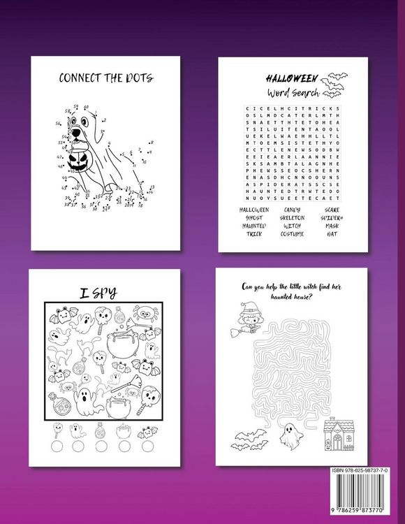 Produktbild: HALLOWEEN Activity Book For Kids