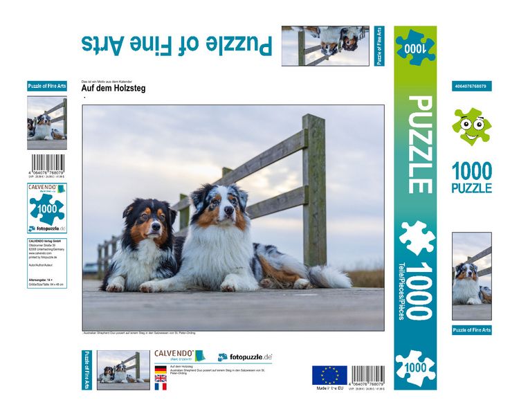 Produktbild: CALVENDO Puzzle Auf dem Holzsteg 1000 Teile Lege-Gr&ouml;&szlig;e 640 x 480 cm Foto-Puzzle Bild von Annett Mirsberger