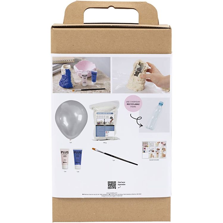 Produktbild: Creativ Company DIY Sets Modellieren Kreativ Set Modellieren, Vase und Schale, Kreativ Box