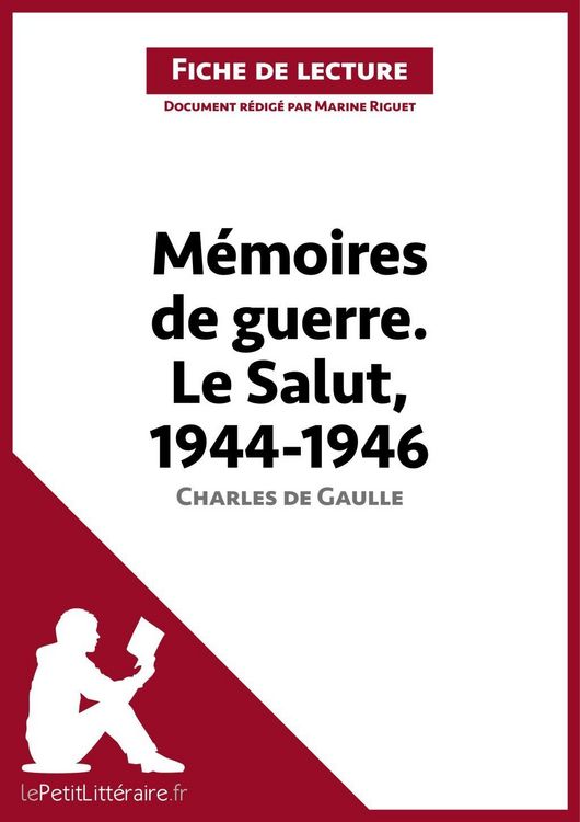 Produktbild: M&eacute;moires de guerre III. Le Salut. 1944-1946 de Charles de Gaulle (Fiche de lecture)